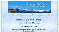 Desktop Screenshot of durangorvpark.com