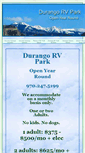 Mobile Screenshot of durangorvpark.com